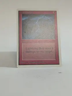 Magic The Gathering Unlimited Edition Lightning Bolt - Lightly Played - Ungraded - Image 4