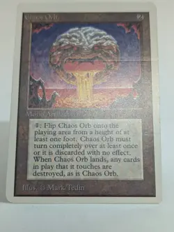 1993 Magic the Gathering - Chaos Orb - Unlimited MTG - Lightly Played- Ungraded - Image 4