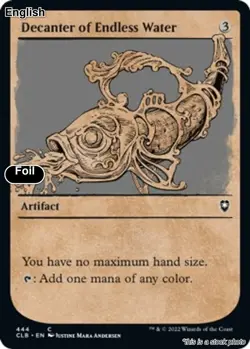 MTG Decanter of Endless Water (Showcase) [CLB - 444] MP Foil - Image 1