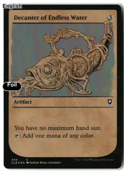 MTG Decanter of Endless Water (Showcase) [CLB - 444] MP Foil - Image 2