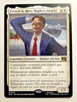 Everett K. Ross, Hapless Attache (MSC #13 R) MTG Commander: Marvel Super Heroes - Image 2