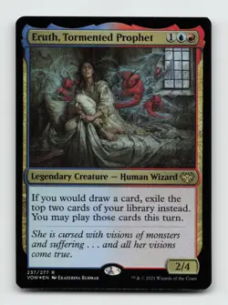 Eruth, Tormented Prophet R Innistrad: Crimson Vow 237 NMFoil - Image 1