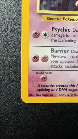 Pokemon Mewtwo 10/102 - 1999 Base Set Holo Rare - LP Vintage WotC - Image 4