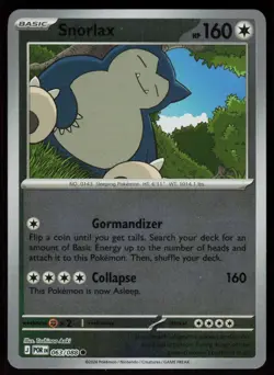 Snorlax 063/088 Common Perfect Order Pokemon Reverse Holo Near Mint - Image 1