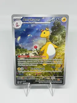 Pokemon TCG Ampharos #90/86 Holo Rare Chaos Rising Full Art - Image 1