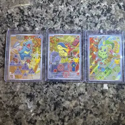 Pokemon First Partner Illustration Collection Series 2 - JOHTO GEN 2 set NM - Image 1