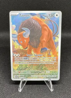 Tauros Illustration Rare ME04: Chaos Rising 096/086 NM+ Pokemon TCG - Image 1