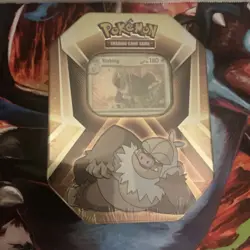 Pokemon: (Destined RIvals) Slaking Triple Whammy Collector's Tin *NEW SEALED* - Image 2