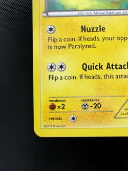 Pikachu 26/83 NM XY Generations Pokemon TCG 20th Anniversary Set Card - Image 4