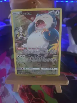 Snorlax 55/78 Pokemon GO Holo Rare Holo 150 HP Basic Pokemon TCG 2022 - Image 1