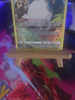 Snorlax 55/78 Pokemon GO Holo Rare Holo 150 HP Basic Pokemon TCG 2022 - Image 3