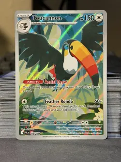Toucannon Holo Illustration Rare ME05: Pitch Black 094/084 NM Pokemon IR - Image 1