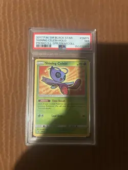 Pokemon TCG PSA 7 Shining Celebi Promo Holo SM79 2017 SM ENG - Image 1