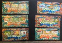 Pokemon- Southern Islands Japanese Sealed Pack Set 6x (1998) Complete - Image 1