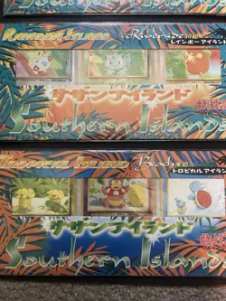 Pokemon- Southern Islands Japanese Sealed Pack Set 6x (1998) Complete - Image 3