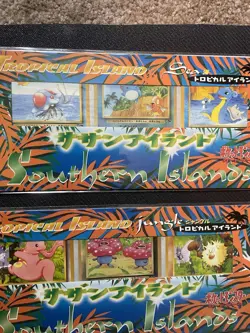 Pokemon- Southern Islands Japanese Sealed Pack Set 6x (1998) Complete - Image 5