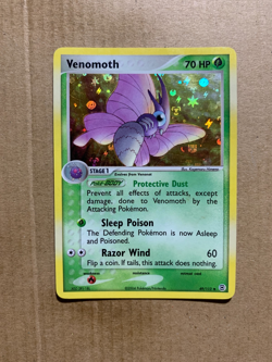 Venomoth 49/112 EX FireRed & LeafGreen - Reverse Holo Pokemon Card - EXCELLENT - Image 1