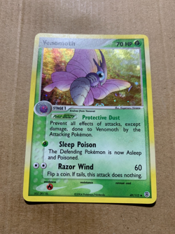 Venomoth 49/112 EX FireRed & LeafGreen - Reverse Holo Pokemon Card - EXCELLENT - Image 2