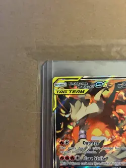 Pokemon TCG Reshiram & Charizard Tag Team GX SM201 Holo Promo Card - Image 5