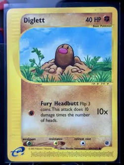 Diglett - REG - Pokemon TCG - Expedition - 106/165 - COMMON ~ LP - Image 2