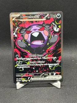 Pokemon TCG - Morpeko EX 117/084 - ME05 Pitch Black Special Illustration Rare NM - Image 1