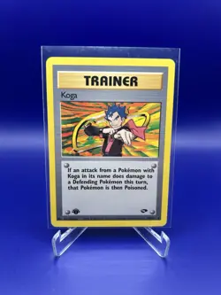 Pokemon Koga Trainer 106/132 1st Edition Gym Challenge Rare Non Holo - Image 1