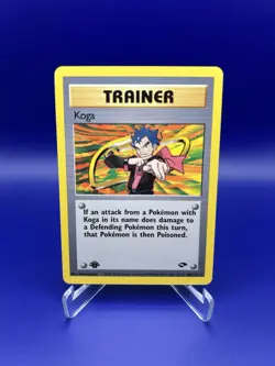 Pokemon Koga Trainer 106/132 1st Edition Gym Challenge Rare Non Holo - Image 2