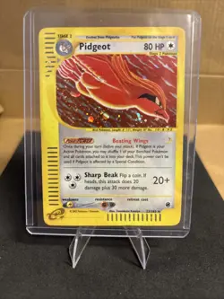 Pokemon TCG Pidgeot 23/165 Reverse Holo Rare Expedition Base Set - Image 1