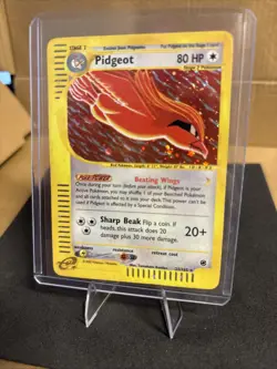 Pokemon TCG Pidgeot 23/165 Reverse Holo Rare Expedition Base Set - Image 2