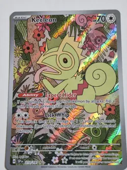 Pokemon TCG Kecleon 213/191 Illustration Rare Full Art Holo SSP English 2024 - Image 2