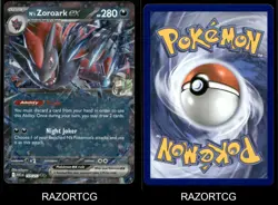 N'S ZOROARK EX 137/217 DOUBLE RARE ASCENDED HEROES POKEMON HOLO NM/M - Image 3
