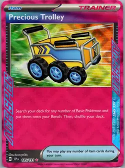 Precious Trolley 185/191 ACE SPEC Rare Surging Sparks Pokemon Holo Near Mint - Image 1