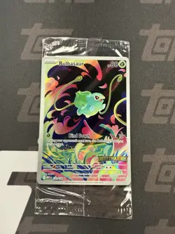 Pokemon Card Bulbasaur 133/132 - Mega Evolution Stamped Promo Sealed - Image 1