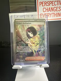 Pokemon TCG Erika's Invitation 203/165 SV 151 SIR Full Art Holo - Image 1