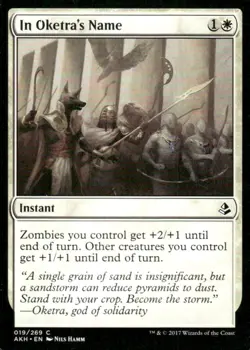In Oketra's Name 019/269 Amonkhet MTG Magic the Gathering card - Image 1