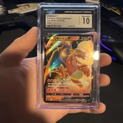 Pokemon 2022 Japanese Charizard V-Star Birth-Full Art Holo Card 014/100 CGC 10 - Image 1