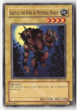 Yugioh - Gazelle the King of Mythical Beasts MRD-124 Unlimited - Common - Image 1