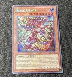 Black Chaos CORI-EN001 Chaos Origins 1st Ed. Secret rare NM-MINT Yu-Gi-Oh! TCG - Image 1