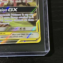 The Pokemon Company Pokemon TCG Espeon & Deoxys GX SM240 Promo TAG TEAM Holo - Image 4