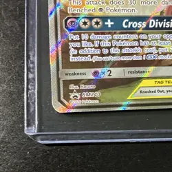 The Pokemon Company Pokemon TCG Espeon & Deoxys GX SM240 Promo TAG TEAM Holo - Image 5