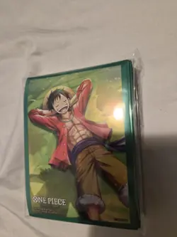 ONE PIECE TCG Official Card Sleeves ST21 EX Deck Monkey Luffy - 70 Ct - Image 1