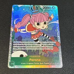 One Piece CCG Perona OP12-034 SR Legacy Of The Master NM - Image 1