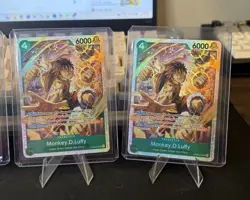 Monkey D. Luffy ST30-012 SR Start Deck EX (Luffy & Ace) ONE PIECE Lot Of 4 - Image 2