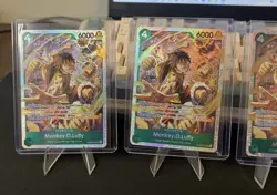 Monkey D. Luffy ST30-012 SR Start Deck EX (Luffy & Ace) ONE PIECE Lot Of 4 - Image 3
