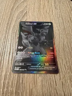 Pokemon Zekrom EX Black Bolt 172/086 BWR English TCG Card Near Mint Condition - Image 1