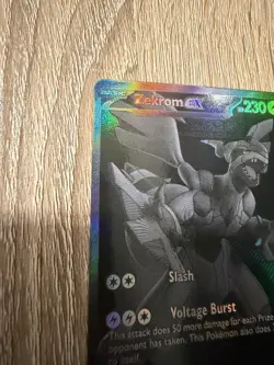 Pokemon Zekrom EX Black Bolt 172/086 BWR English TCG Card Near Mint Condition - Image 2