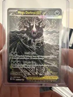 Mega Darkrai EX Holo 116/084 280 HP Rare Evolutions English Pokemon TCG Card - Image 1