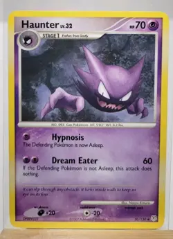 Pokemon TCG Diamond & Pearl Card | Haunter Lv. 32 50/130 Uncommon - Image 1