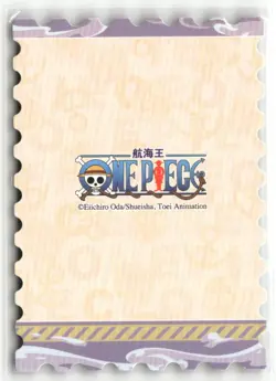 SANJI SR NO.SR-016 DIECUT PUNK HAZARD One Piece Anime Collectible Card - Image 2