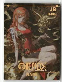 NAMI JR JR-015 THICK One Piece Anime Collectible Card - Image 1